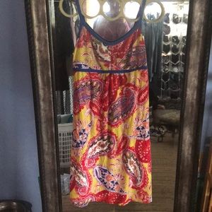 Tommy Bahama paisley dress worn twice EUC